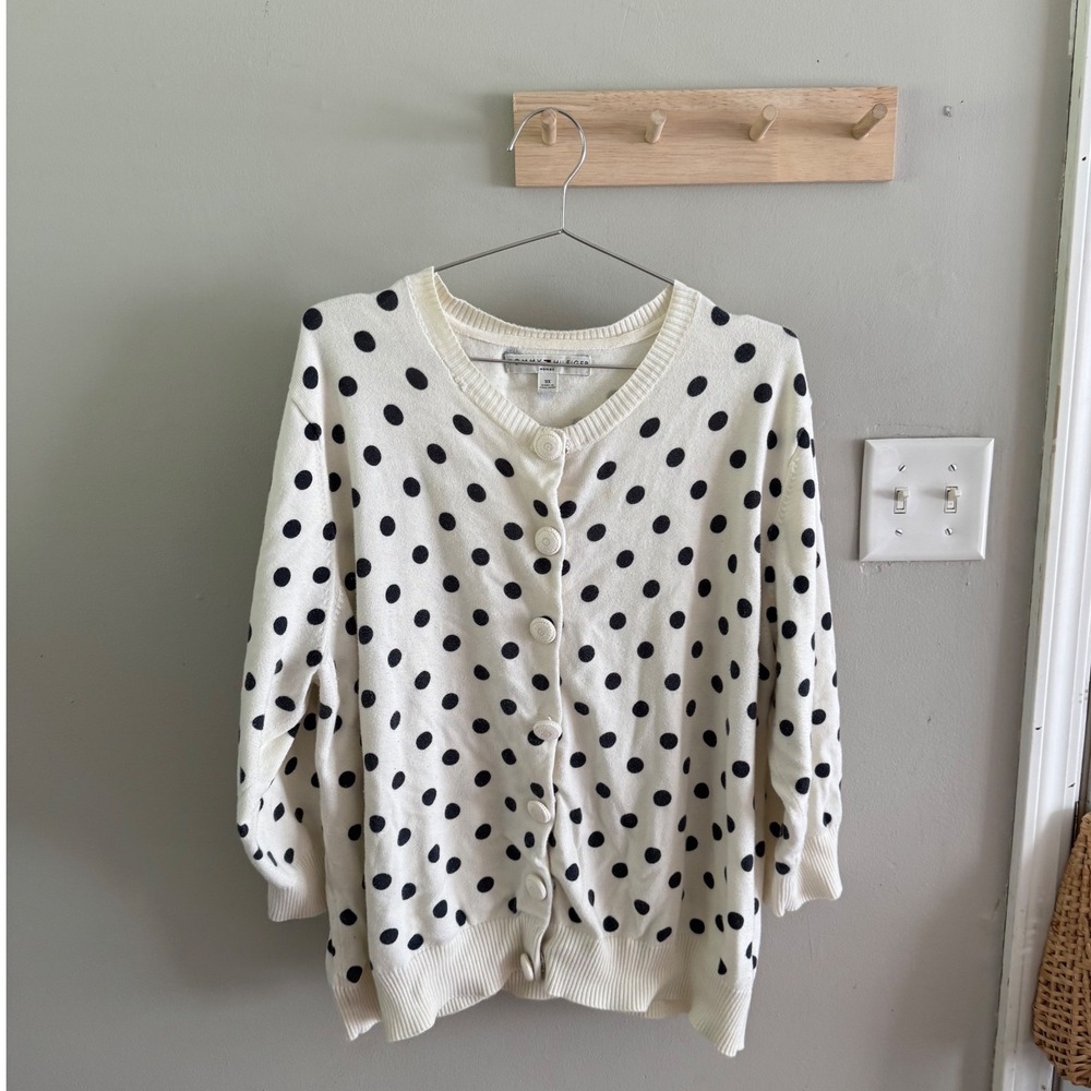 3X Tommy Hilfiger polka-dot cardigan